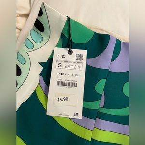 Zara High Waist Mini Skirt